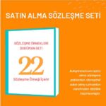 Satın Alma Sözleşme Örnekleri Seti