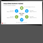 İnfografik Damlalar PowerPoint Şablonu - Görsel 5