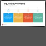 İnfografik Zaman Çizelgesi Power Point Şablonu - Görsel 3