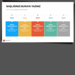 İnfografik Zaman Çizelgesi Power Point Şablonu - Görsel 4