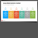 İnfografik Zaman Çizelgesi Power Point Şablonu - Görsel 5