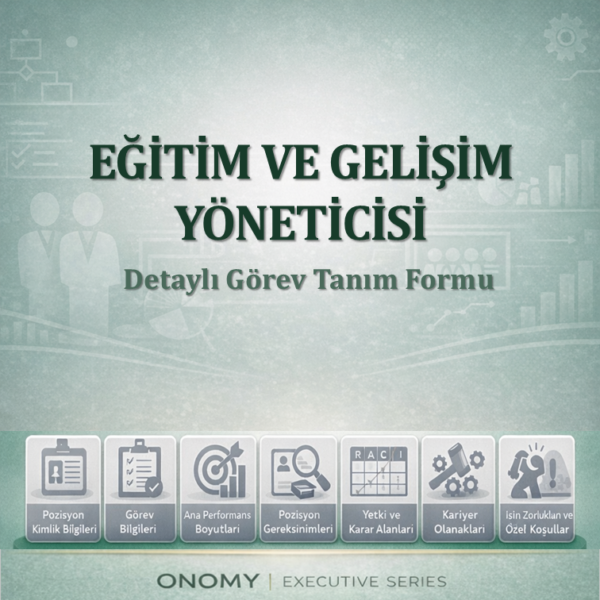Eğitim ve Gelişim Yöneticisi