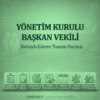 Yönetim Kurulu Başkan Vekili Görev Tanım Dokümanı - Görsel 1