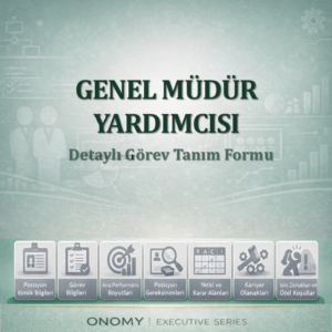 Genel Müdür Yardımcısı Görev Tanım Dokümanı