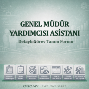 Genel Müdür Yardımcısı Asistanı Görev Tanım Formu