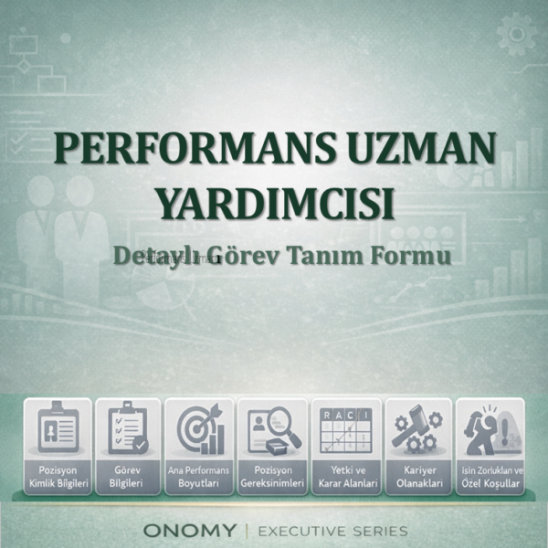 Performans Uzman Yardımcısı Görev Tanımı