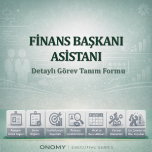 Finans Başkanı Asistanı Görev Tanımı