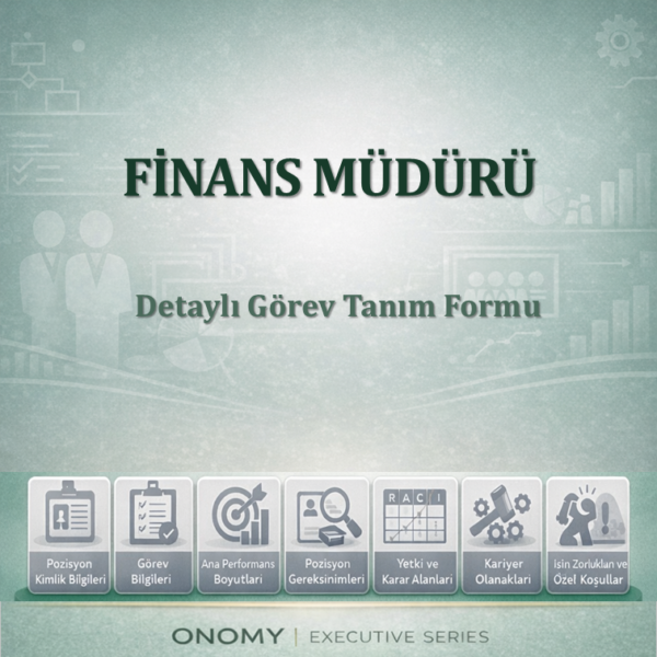 Finans Müdürü Görev Tanımı