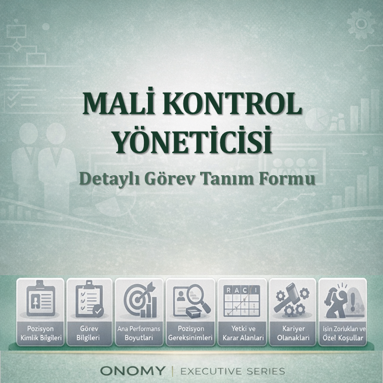 Mali Kontrol Yöneticisi Görev Tanımı