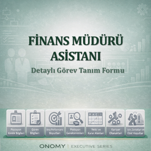 Finans Müdürü Asistanı Görev Tanımı
