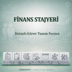 Finans Stajyeri Görev Tanımı