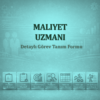 Maliyet Uzmanı Görev Tanımı