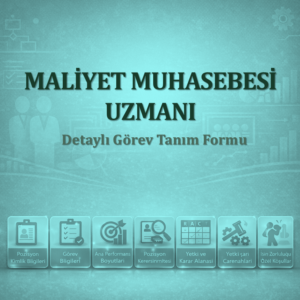 Maliyet Muhasebesi Uzmanı Görev Tanım Dokümanı