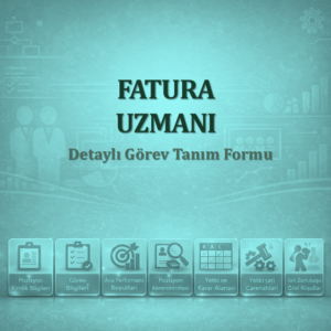 Fatura Uzmanı Görev Tanımı