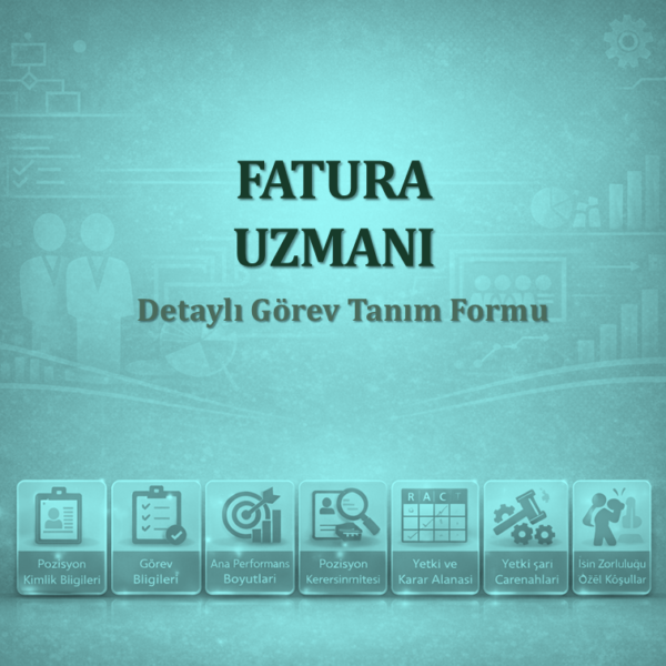 Fatura Uzmanı Görev Tanımı