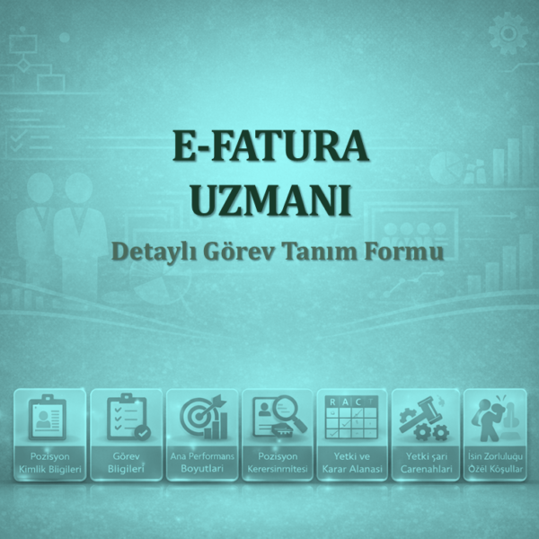 E-Fatura Uzmanı Görev Tanımı