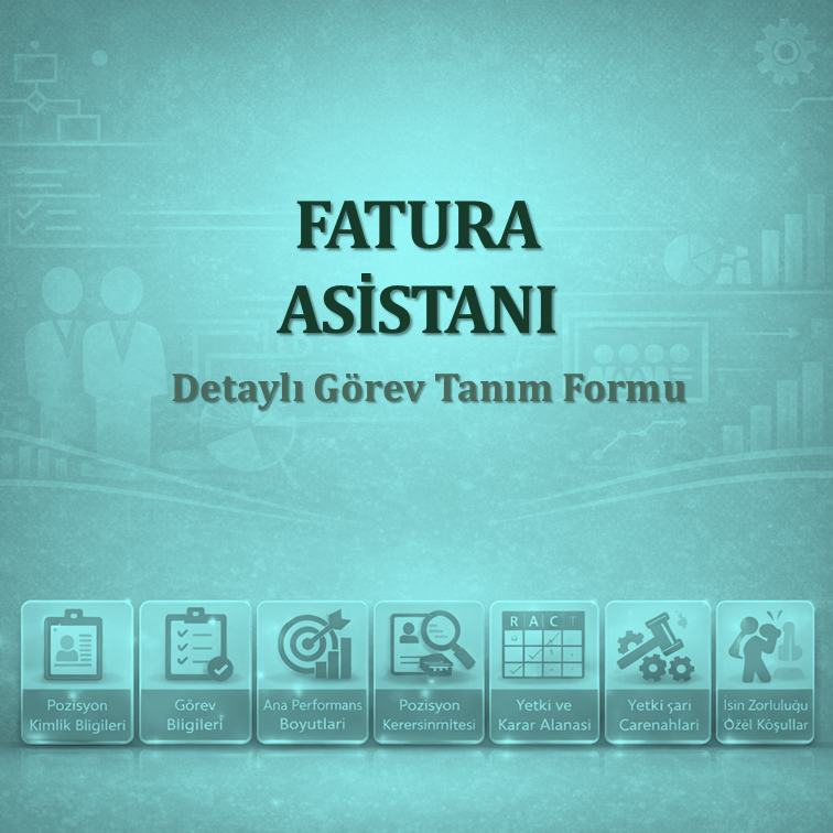 Fatura Asistanı Görev Tanımı