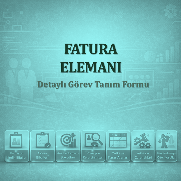 Fatura Elemanı Görev Tanımı