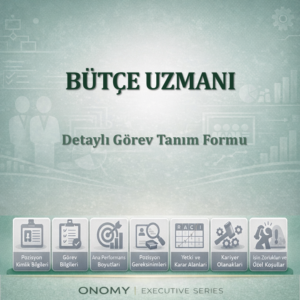 Bütçe Uzmanı Görev Tanım Dokümanı