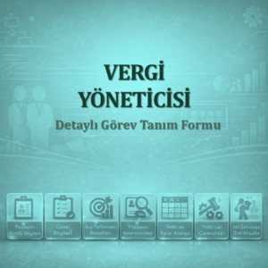 Vergi Yöneticisi Görev Tanımı