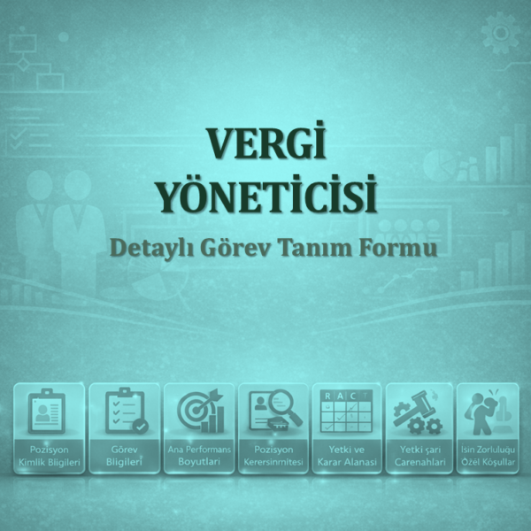 Vergi Yöneticisi Görev Tanımı