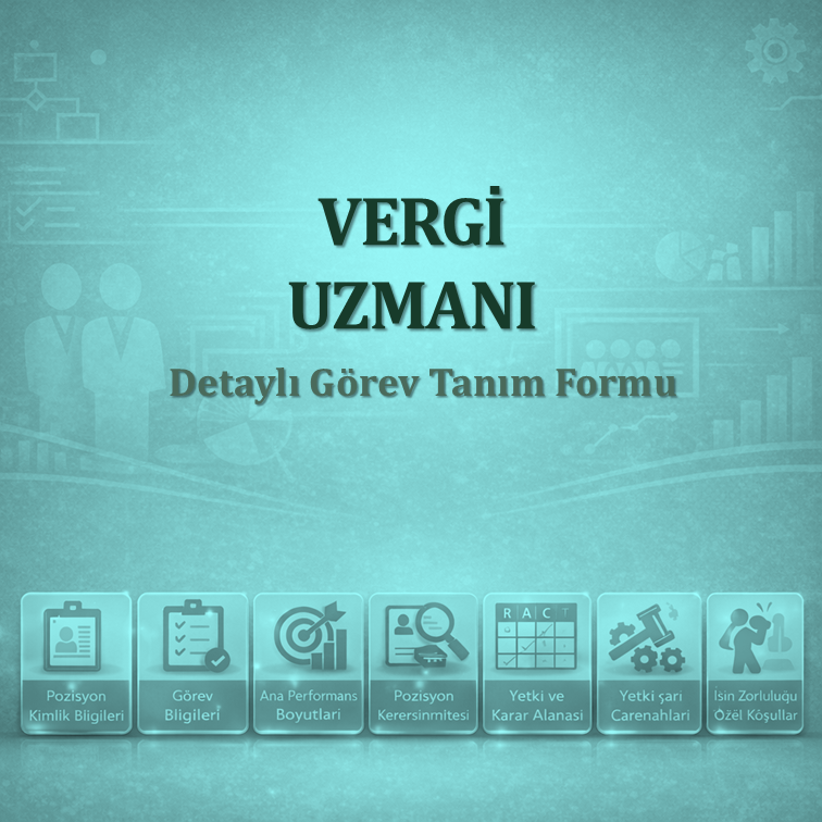 Vergi Uzmanı Görev Tanımı