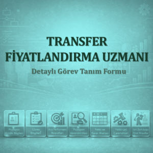 Transfer Fiyatlandırma Uzmanı Görev Tanımı