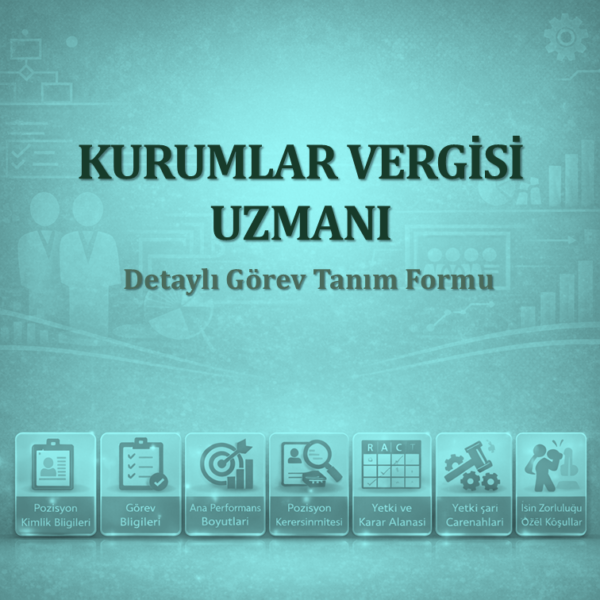 Kurumlar Vergisi Uzmanı Görev Tanımı