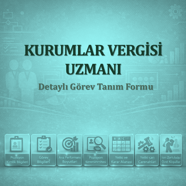 Kurumlar Vergisi Uzmanı Görev Tanımı