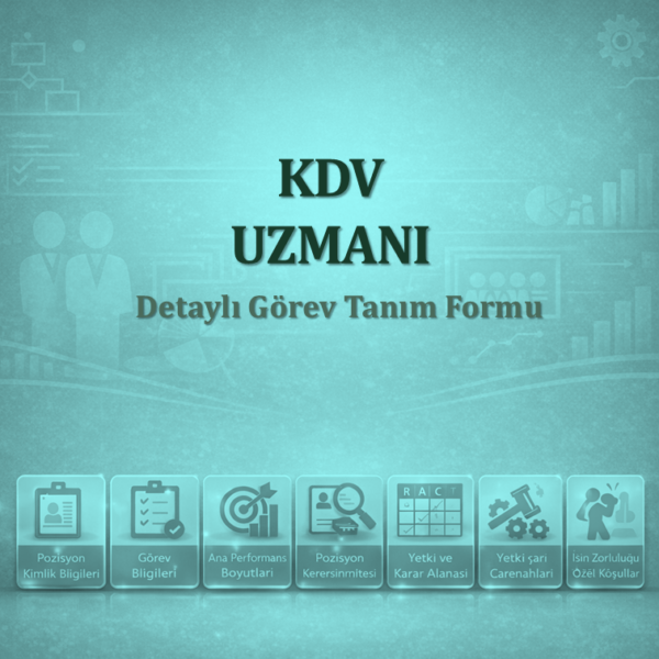 KDV Uzmanı Görev Tanımı