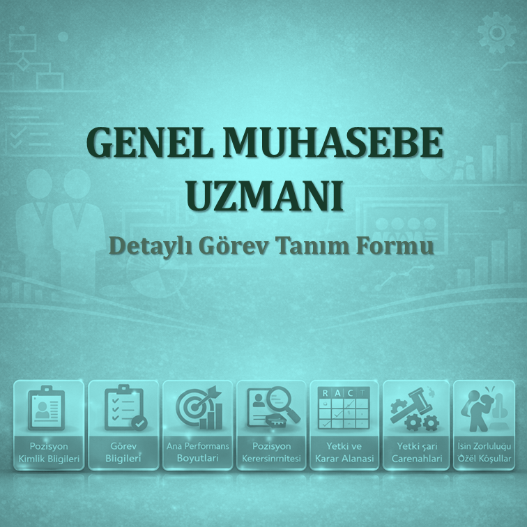 Genel Muhasebe Uzmanı Görev Tanımı