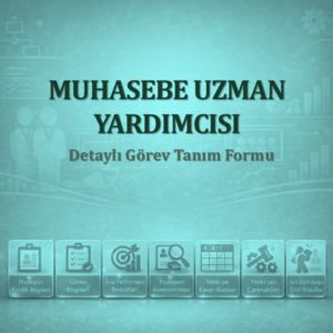 Muhasebe Uzman Yardımcısı Görev Tanımı