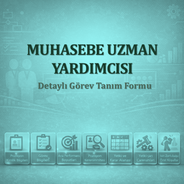 Muhasebe Uzman Yardımcısı Görev Tanımı