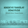 Kredi ve Tahsilat Yöneticisi Görev Tanımı