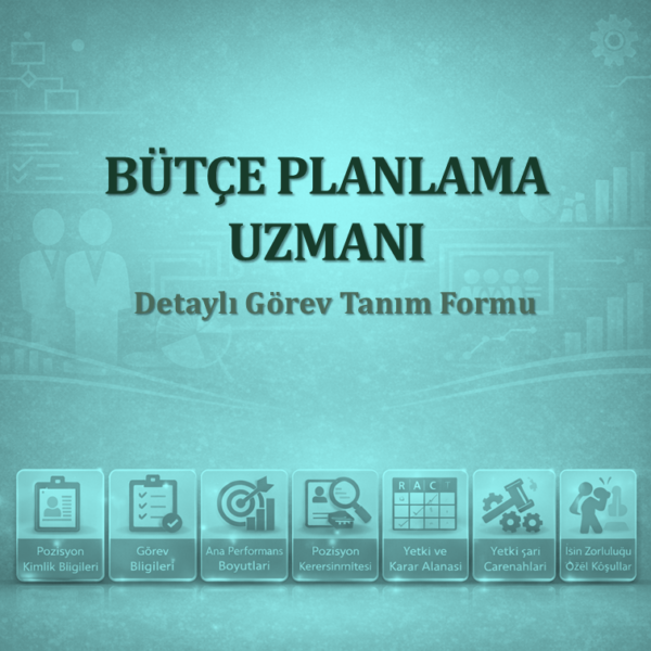 Bütçe Planlama Uzmanı Görev Tanımı