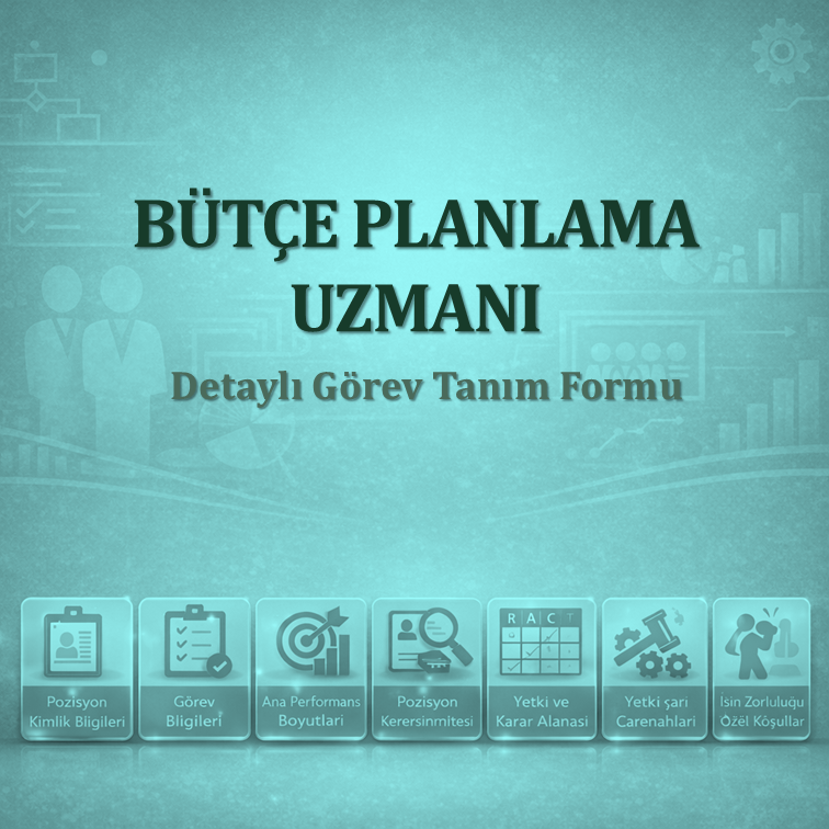 Bütçe Planlama Uzmanı Görev Tanımı