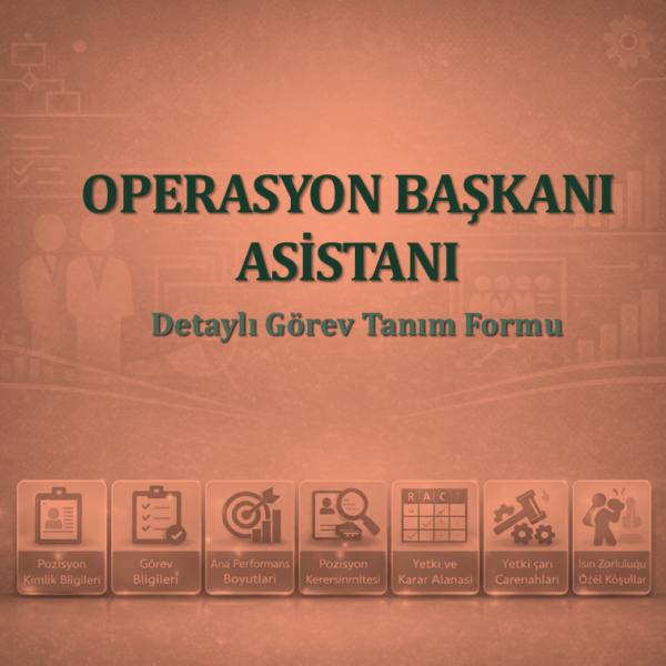 Operasyon Başkanı Asistanı