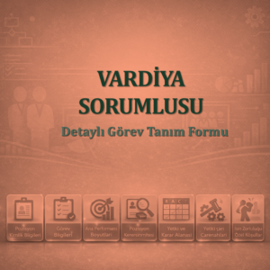 Vardiya Sorumlusu Görev Tanım Dokümanı
