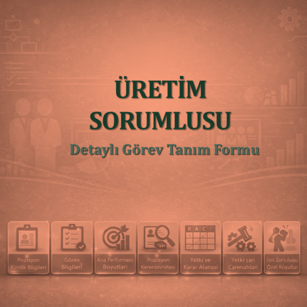 Üretim Sorumlusu Görev Tanım Dokümanı