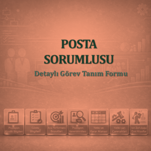 Posta Sorumlusu Görev Tanım Dokümanı