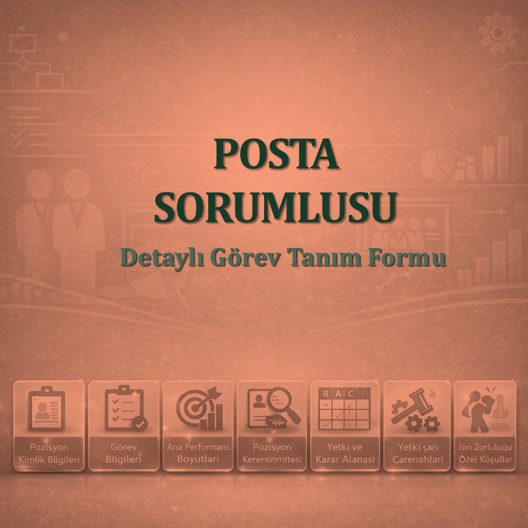 Posta Sorumlusu Görev Tanım Dokümanı