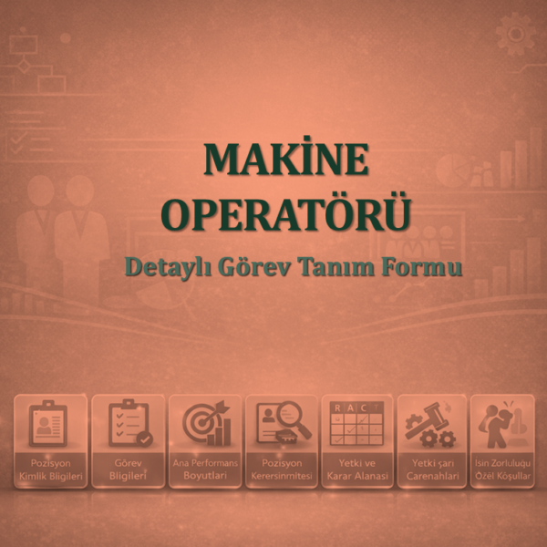 Makine Operatörü Görev Tanım Dokümanı