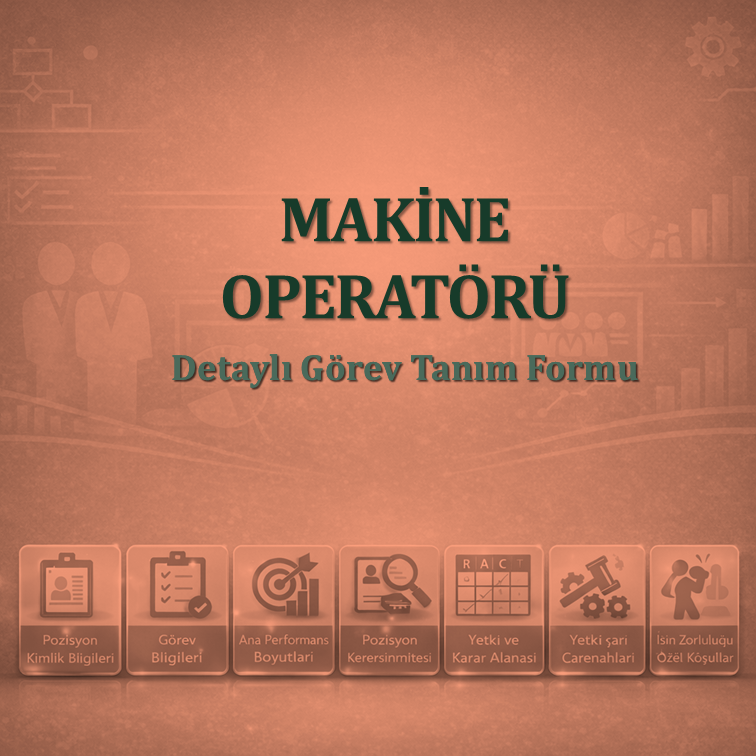 Makine Operatörü Görev Tanım Dokümanı