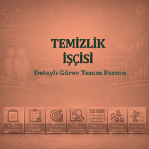 Temizlik İşçisi Görev Tanım Dokümanı