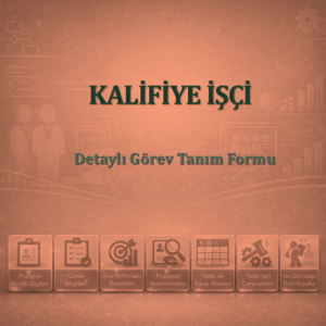 Kalifiye İşçi Görev Tanım Dokümanı