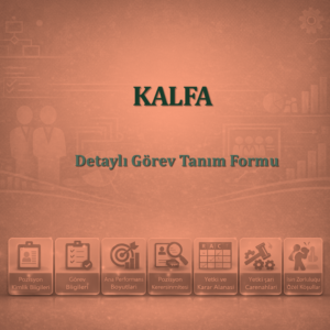 Kalfa Görev Tanım Dokümanı