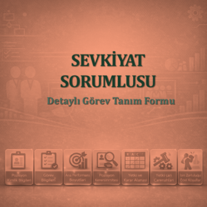 Sevkiyat Sorumlusu Görev Tanım Dokümanı