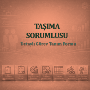 Taşıma Sorumlusu  Görev Tanım Dokümanı
