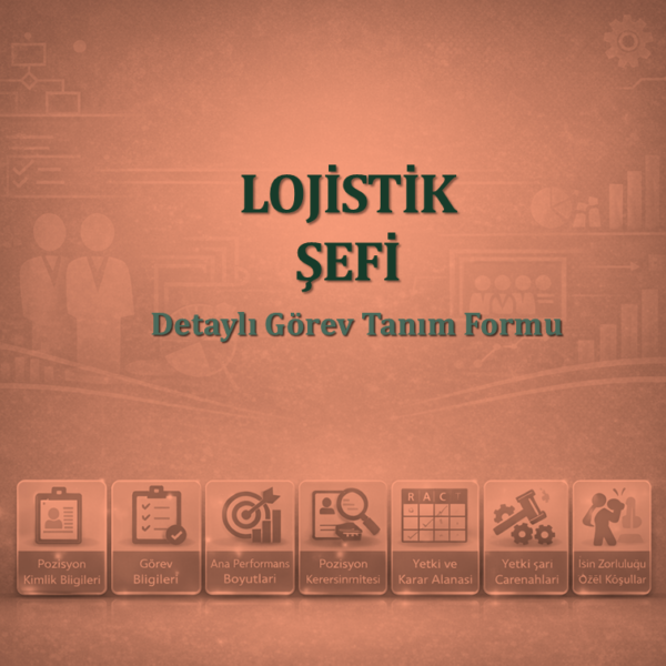 Lojistik Şefi Görev Tanım Dokümanı