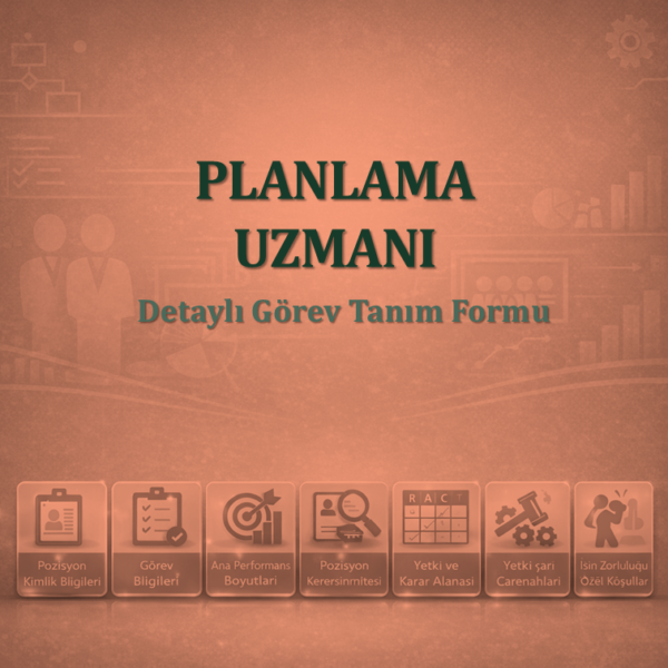 Planlama Uzmanı Görev Tanım Dokümanı